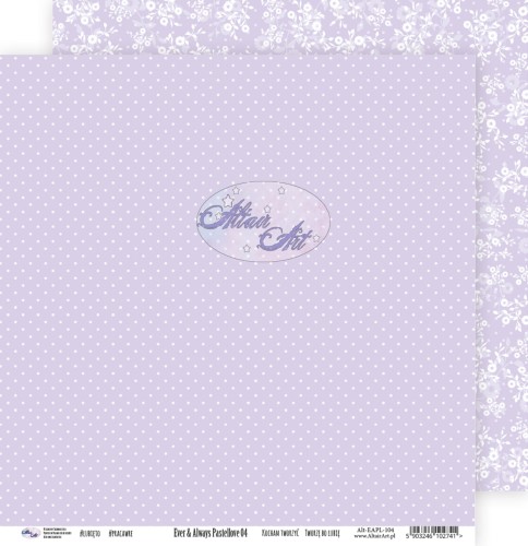 Papier do scrapbookingu 30x30 Ever & Always PastelLOVE 04 - AltairArt