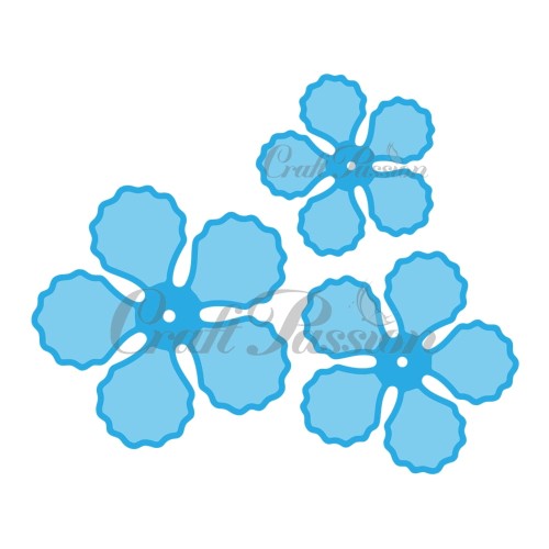 Craft Passion Komplet wykrojnikow kwiaty