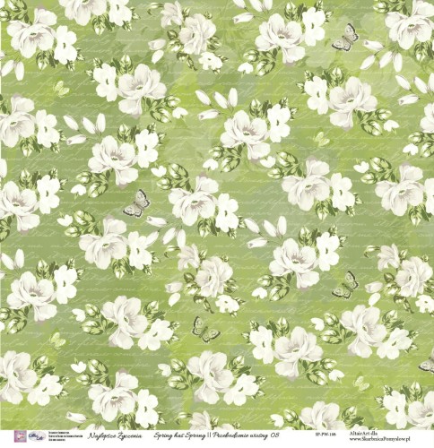 Papier do scrapbookingu Przebudzenie Wiosny 08 - Skarbnica Pomyslow