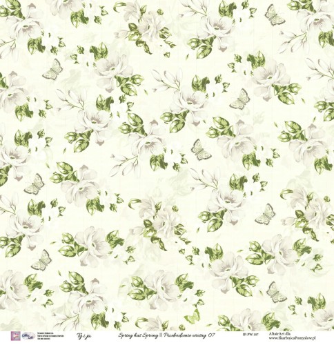 Papier do scrapbookingu Przebudzenie Wiosny 07 - Skarbnica Pomyslow
