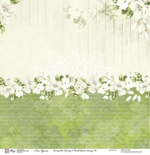 Papier do scrapbookingu Przebudzenie Wiosny 06 - Skarbnica Pomyslow