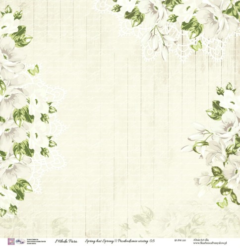 Papier do scrapbookingu Przebudzenie Wiosny 05 - Skarbnica Pomyslow