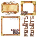 CC-CY05-RA-09_10 ROBOTS ADVENTURES - ZESTAW PAPIERÓW 15,25X15,25CM