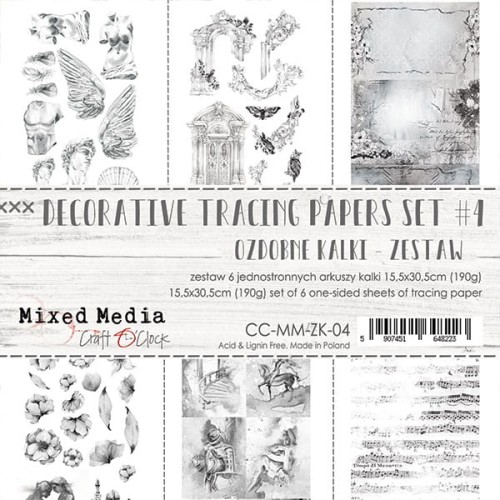 CC-MM-ZK-04 Craft O'Clock - OZDOBNE KALKI - 04 - ZESTAW