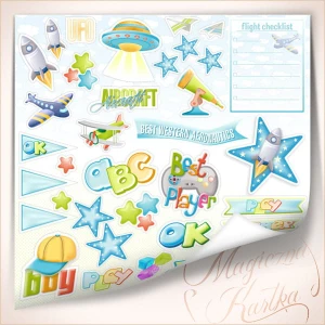 Magiczna Kartka - Mali Odkrywcy 019 - dodatki boy