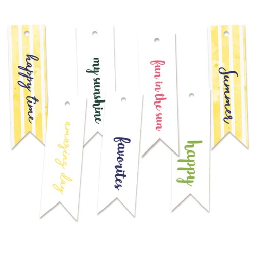 Zestaw tagów Let's flamingle 02