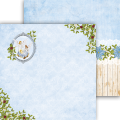 Świąteczny papier do scrapbookingu AltairArt - Silent Night || Cicha Noc 04 - 10 arkuszy