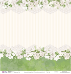 Papier do scrapbookingu Przebudzenie Wiosny Ecru 03 - kartki 30x30 - Skarbnica Pomysłów