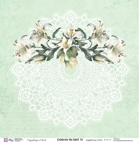 Papier do scrapbookingu 30x30 Celebrate the light! 10 - AltairArt