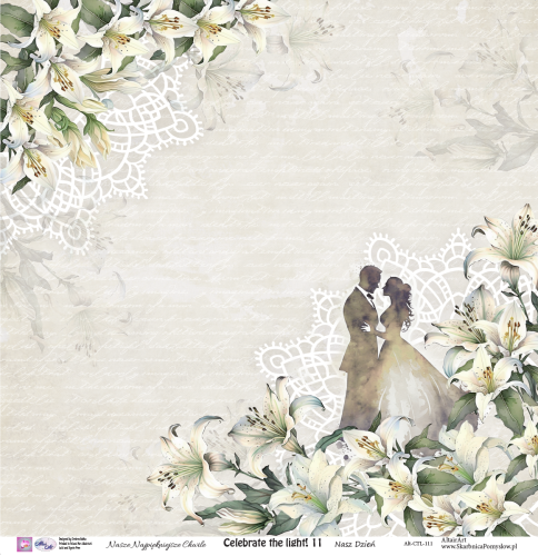 Papier do scrapbookingu 30x30 Celebrate the light! 11 - AltairArt
