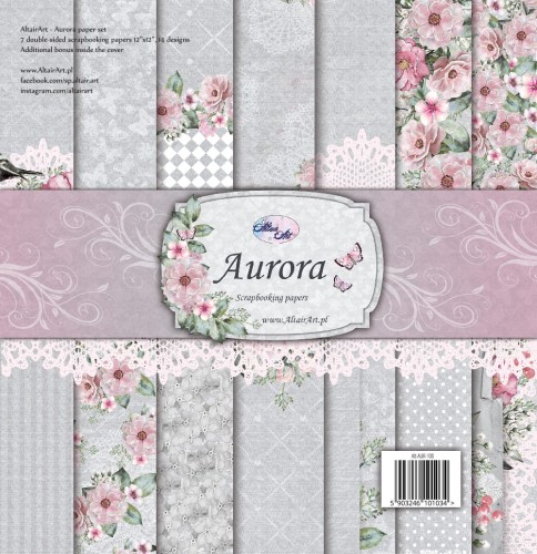 Papier scrapbooking Aurora 30,5 cm x 31,5 cm