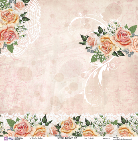 Papier do scrapbookingu Dream Garden 02 - AltairArt