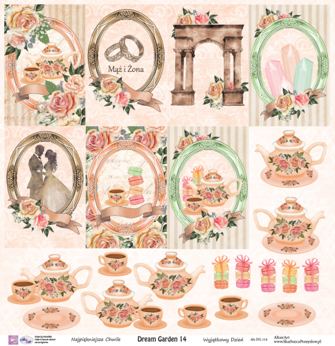 Papier do scrapbookingu AltairArt - Dream Garden 14