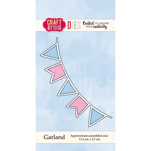 CW048 Wykrojnik /Die-Garland-banerki