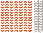 Mariannne Design wykrojnik+folder do embossingu - chevron
