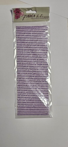 Kryształy przylepne - fioletowe