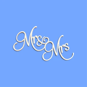 Tekturka napis - MR&MRS
