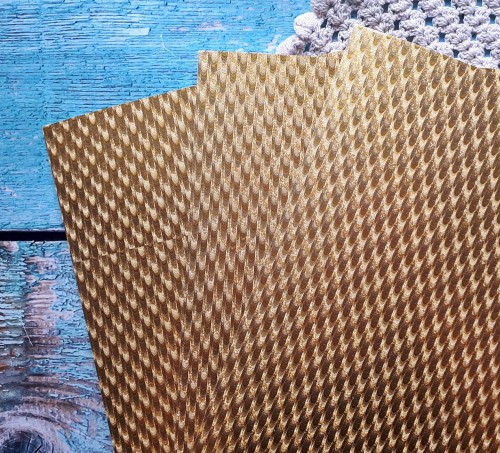 Papier brokatowy złoty w łuski