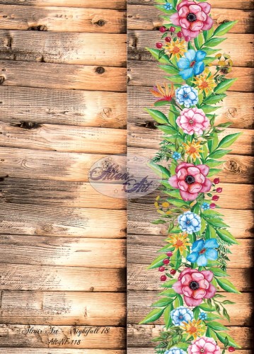 Nightfall 18 - kartka do scrapbookingu pasek - AltairArt