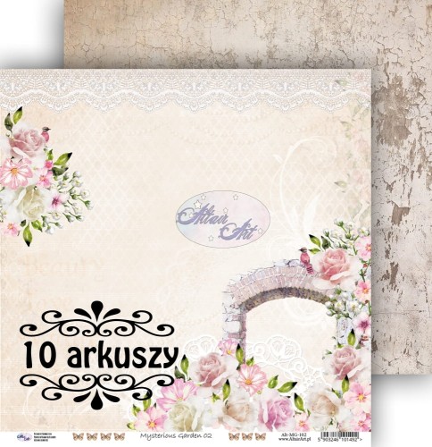 Papier do scrapbookingu Mysterious Garden 02