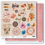  Papier do scrapbookingu Nature's Spirit, Wild & Free, 30x30, ScrapBerry's