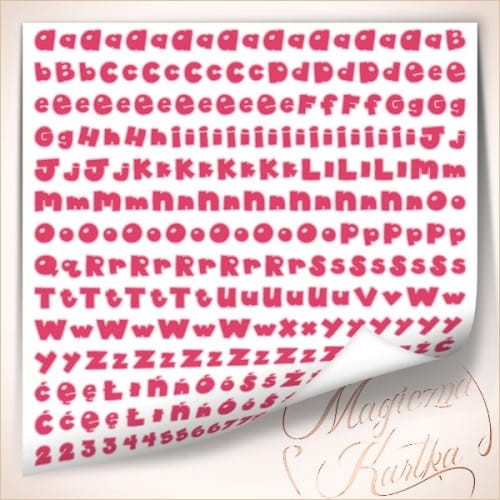 Papier do scrapbookingu, Malutkie Szczęścia 20, 30x30, Magiczna Kartka