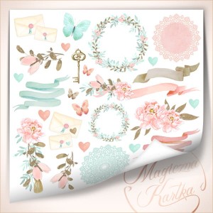 Papier do scrapbookingu Obietnice 15 - 30x30 - Magiczna Kartka