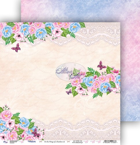AltairArt - papier do scrapbookingu - On the Wings of a Rainbow 06 - kartka 30x30