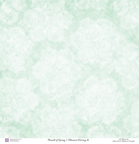 Papier do scrapbookingu Tchnienie Wiosny/Breath of Spring 16 - Skarbnica Pomysłów