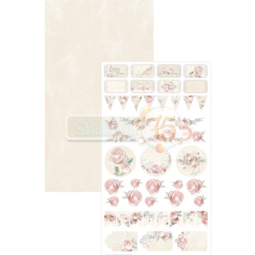Papier do scrapbookingu Aleja Róż 05, 17x30, Studio75