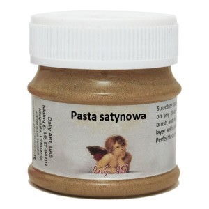 Satynowa pasta strukturalna, bursztyn, 50 ml