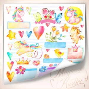 Papier do scrapbookingu - Magiczna Kartka - Kraina Słodkości 10