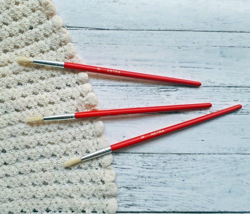 Pędzel okrągły z naturalnego włosia, nr 12