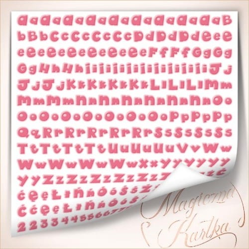 Papier do scrapbookingu, Malutkie Szczęścia 21, 30x30, Magiczna Kartka