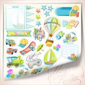 Magiczna Kartka - Mali Odkrywcy 020 - dodatki boy