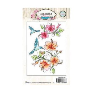 Stamps Basic zestaw stempli silikonowych kwiaty i kolibry