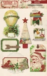 Zestaw naklejek Vintage Christmas Layered Stickers 