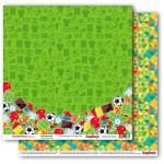 ScrapBerry's - dwustronny papier do scrapbookingu Football Star - Combination Play