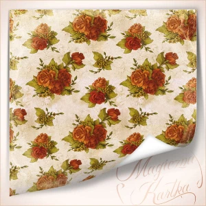 Papier do scrapbookingu - Magiczna Kartka - Zaczarowany ogród 01