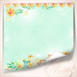 Papier dziecięcy Słodkie Safari 01 - 30x30 - Magiczna Kartka 