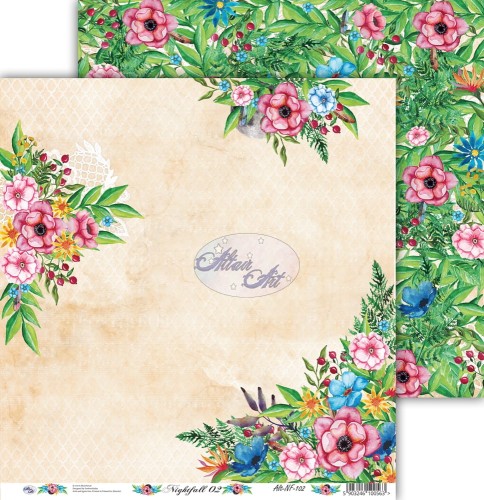 Nightfall 02 - kartka do scrapbookingu 30x30 - AltairArt