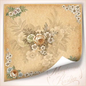 Papier do scrapbookingu - Magiczna Kartka - Zaczarowany ogród 04
