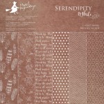 Blok 12 papierów do scrapbookingu Serendipity White, 30x30, Piątek 13