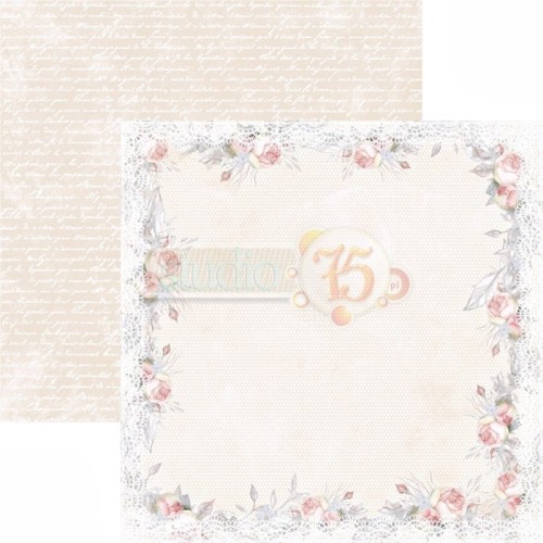 Aleja Róż 01 - papier do scrapbookingu 30x30