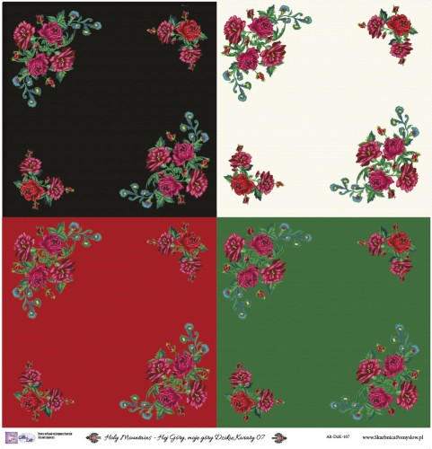 Papier Dzikie Kwiaty 07