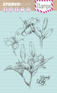 Stamps Basic zestaw stempli silikonowych kwiaty - lilie