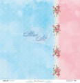 niebieski Papier do scrapbookingu, Flower Harmony 03, 30x30, AltairArt