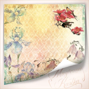 Papier do scrapbookingu - Magiczna Kartka - Zaczarowany ogród 05