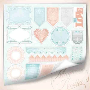 Papier do scrapbookingu Magiczna Kartka - Lekki jak puch 12