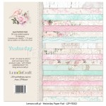 Lemoncraft - Mały bloczek papierów do scrapbookingu - Yesterday 15x15